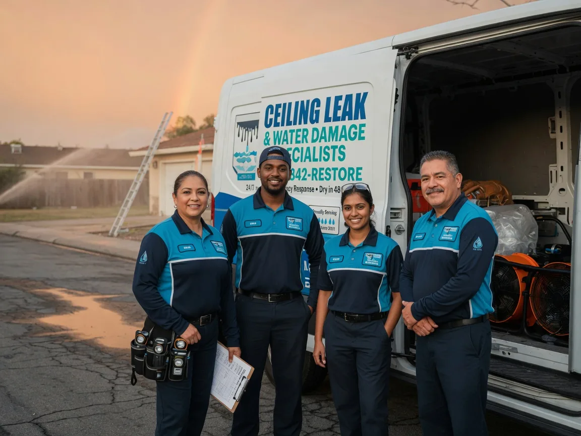 Ceiling Leak Cleanup company in Nordheim, TX